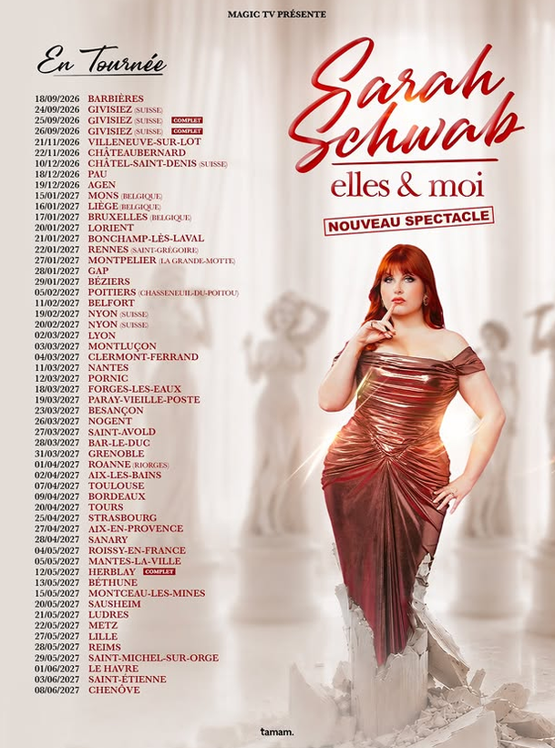 Dates spectacle Elles & Moi