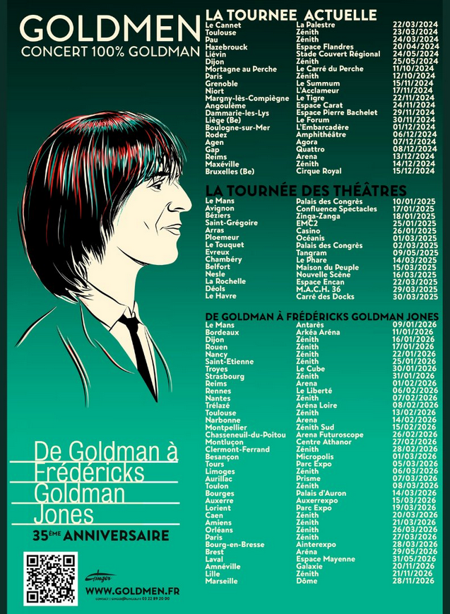 Goldmen concerts 2025-2026